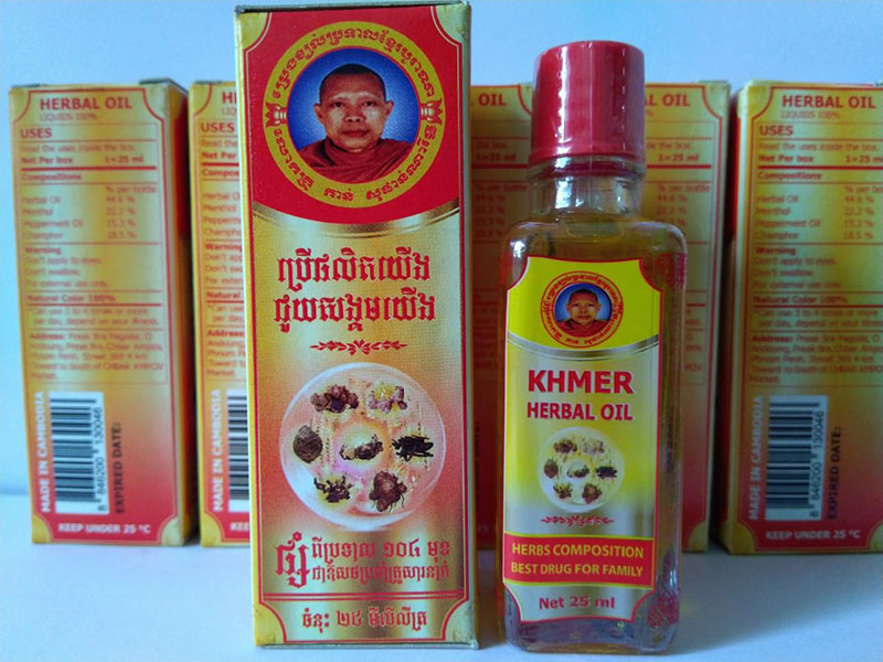 Khmer Herbal Oil - Cambodia souvenir
